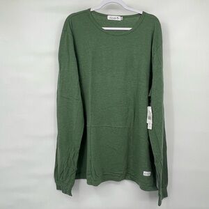 Kinetix casual luxury nwt green long sleeve tee